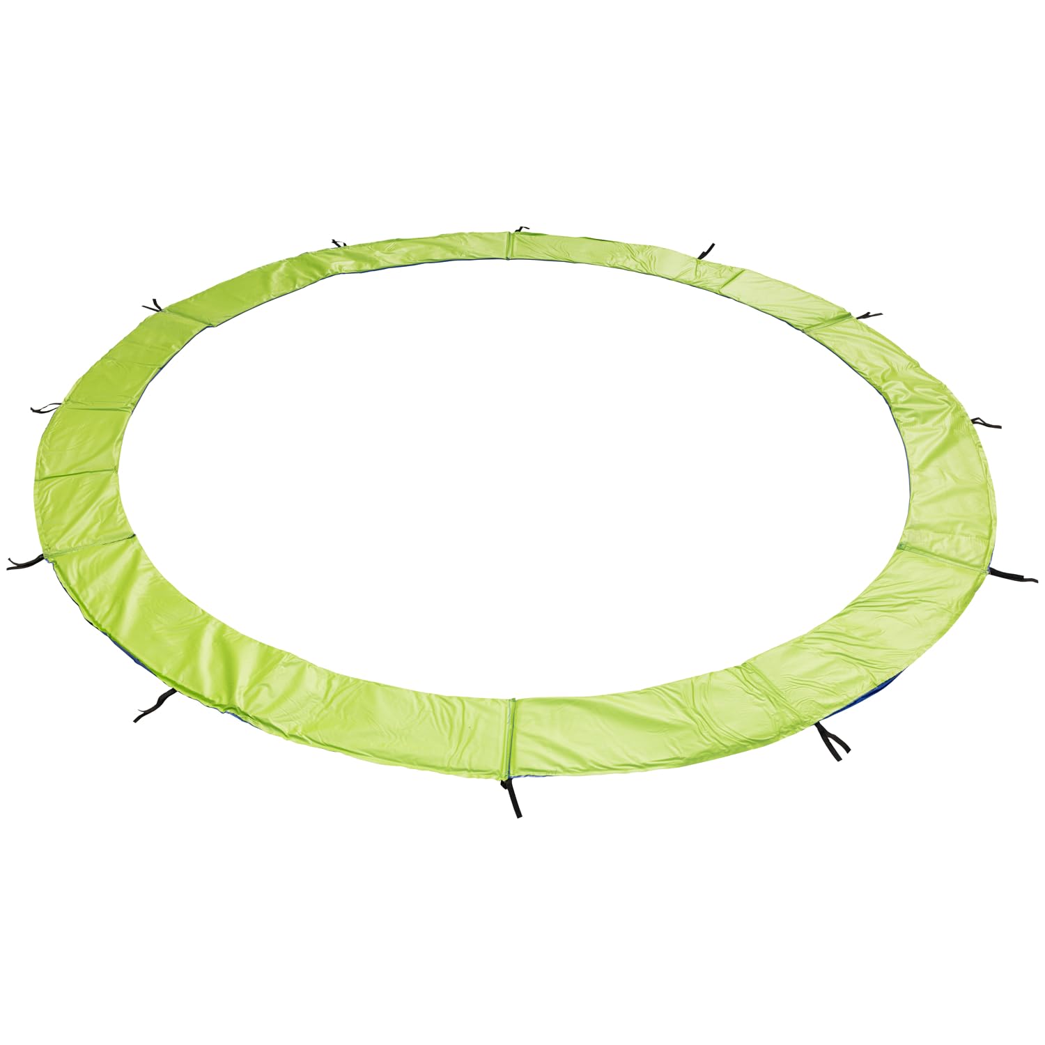 Matelas de Protection réversible pour Trampoline Ø430cm Melbourne - Vert réversible Bleu - Installation Facile Attaches Auto-agrippantes