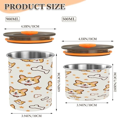 Envase de Café Atixx 500 ml de Acero Inoxidable miniatura 2