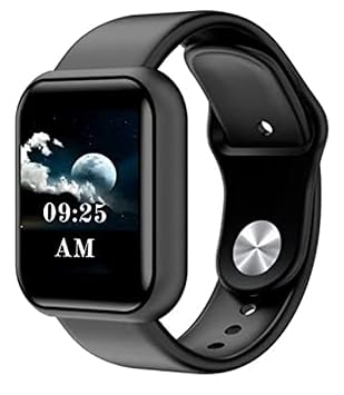 SmartWatch for mens womens Boys Girls, & kids Bluetooth Smart Fitness Band Watch with Heart Rate Activity Tracker Waterproof Body, Step and Calorie Counter & Sports Activity Tracker Smart Watch for Men/Women/Boys/Girl, Y 81 (Black unisex)