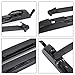 VZ4X4 Roof Rack Cross Bars Compatible with The Following Models:2005-2024 Toyota Tacoma Double Cab Cargo Bag Kayak Bike Luggage Snowboard Carrier Black Cross Bars Roof Racks