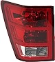 Evan-Fischer Tail Light Lens and Housing Compatible with 2005-2006 Jeep Grand Cherokee Driver Side