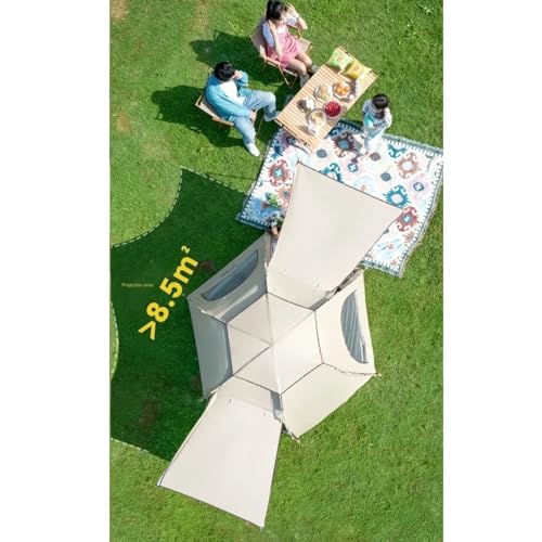 Carpa automática portátil hexagonal para camping miniatura 3