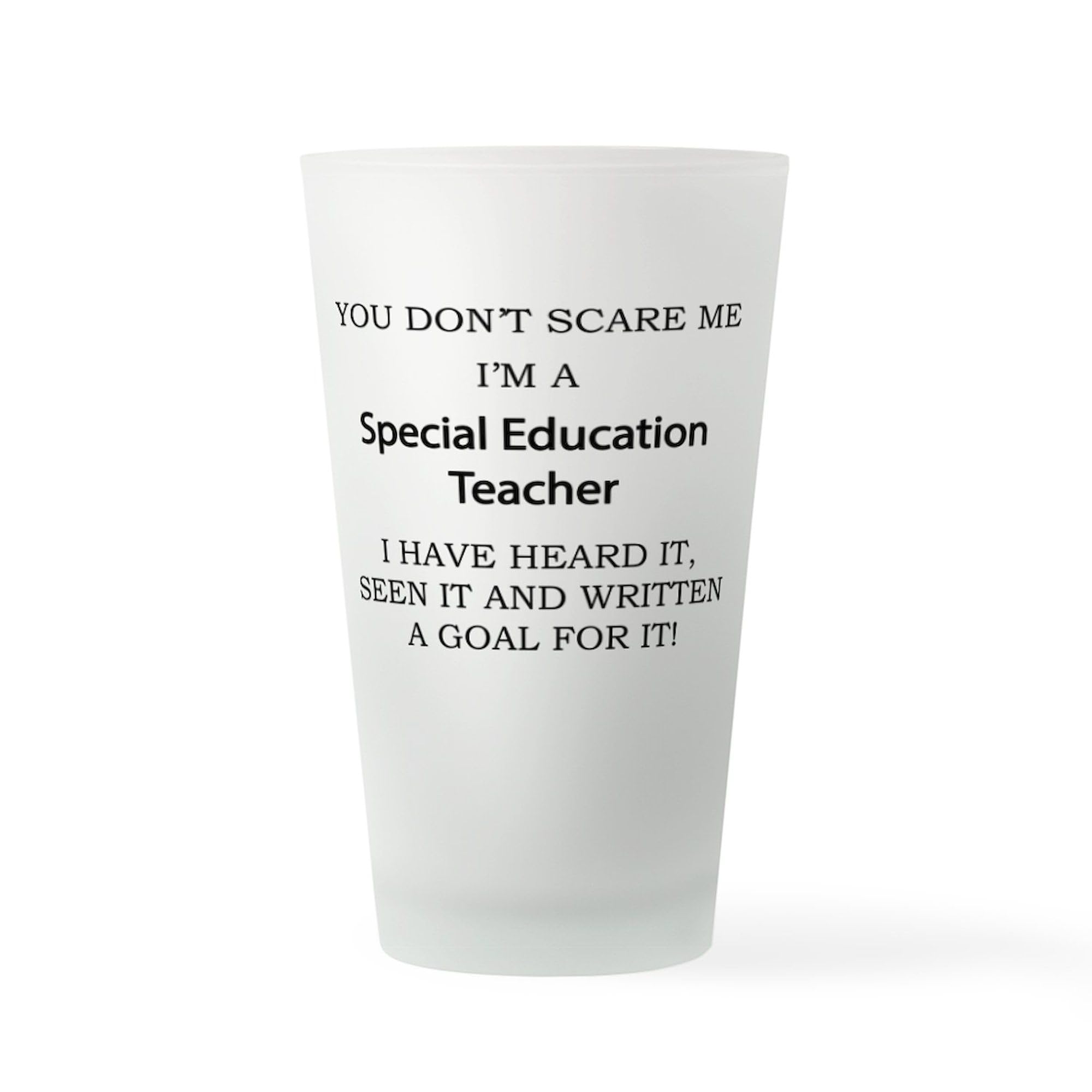 CafePress Special Education Teacher Pint Glass, 16 oz. Drinking Glass