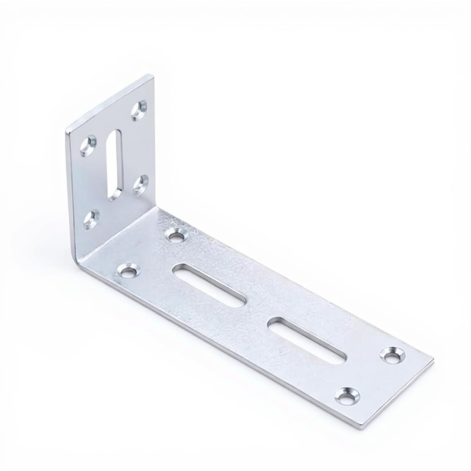 Adjustable L Bracket, Sturdy Duty Angle Iron, Shelf Support, Universal Corner Brace Galvanized 6x12x4cm-image-23