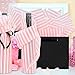 MR FIVE 60 Sheets Metallic Pink Stripe Tissue Paper Bulk,14