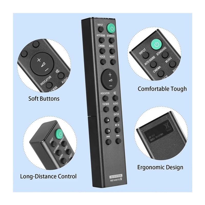 1pc RMT-AH411U Telecomando for Soundbar 149336011 HT-S100F HT-SF150 HT-SF200 HTS100F HTSF150 HTSF200