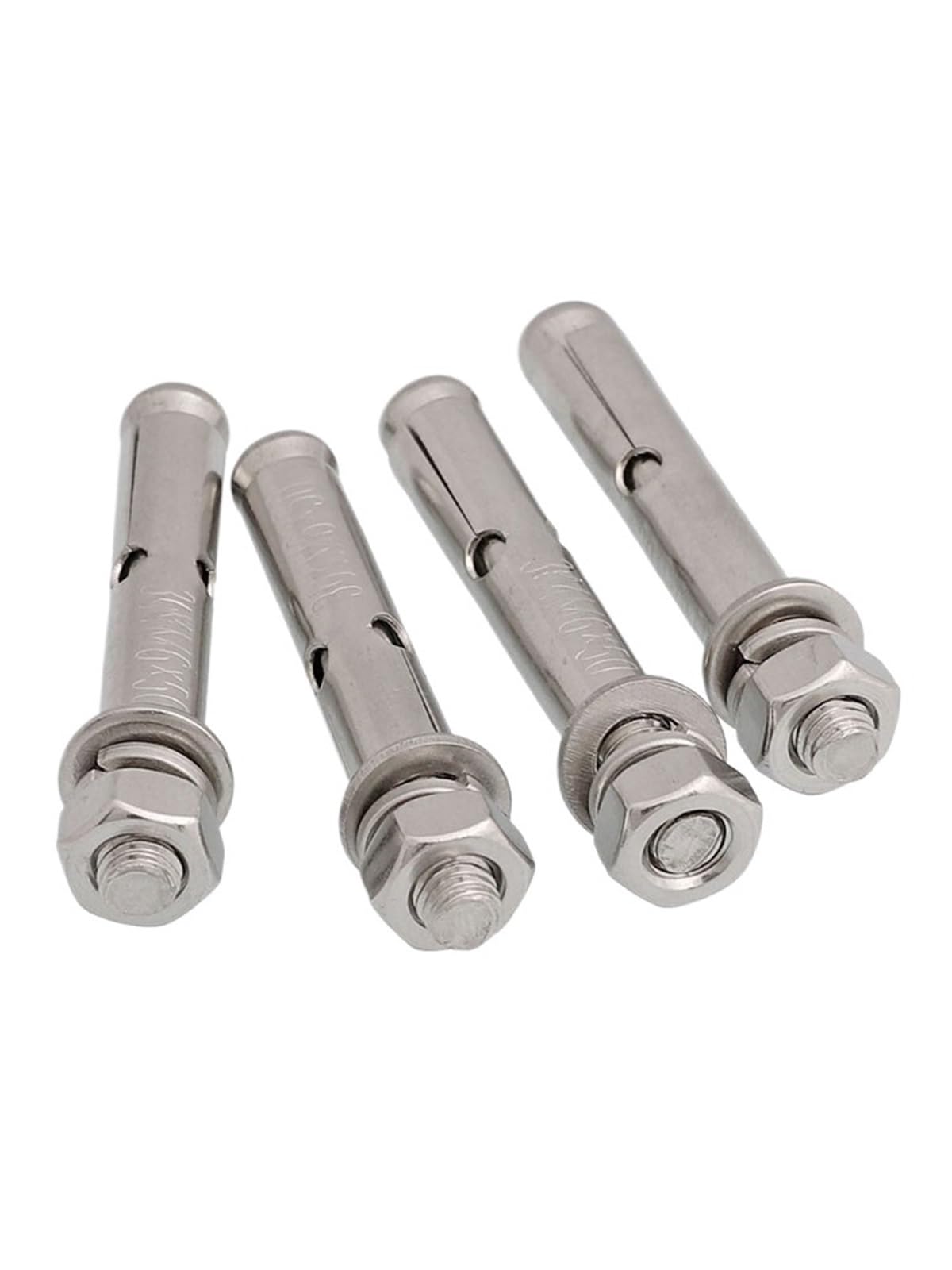 Dübel 10mm 1/5 Stück M6 M8 M10 M12 316 A4 Edelstahl Sechskant-Expansionsschraubenhülse Betonankerbolzen(5pcs,M12x150)