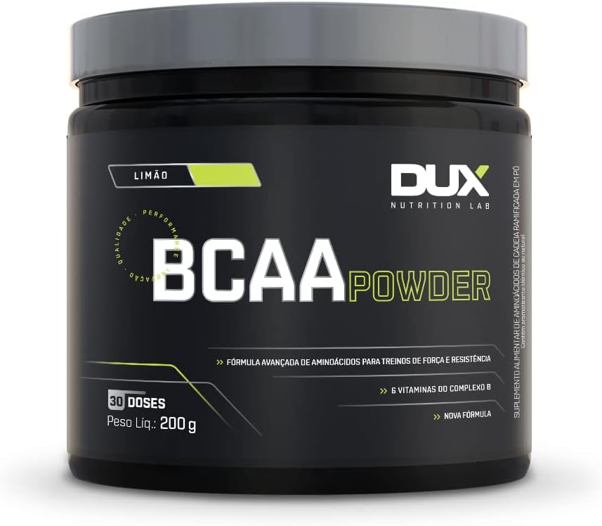 Dux Nutrition Bcaa Powder Limão - Pote 200 G