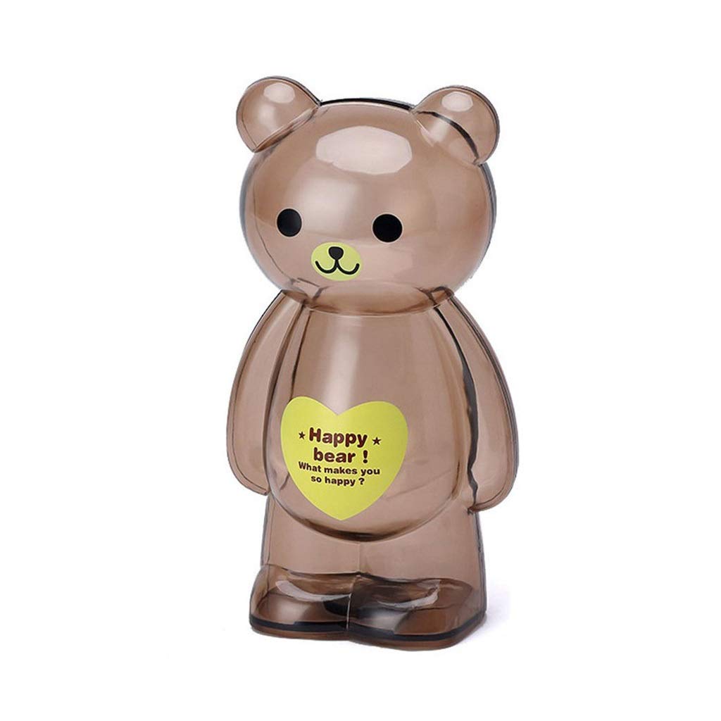 Transparent Piggy Bank Plastic Money Box Saving Coin Safe Cash