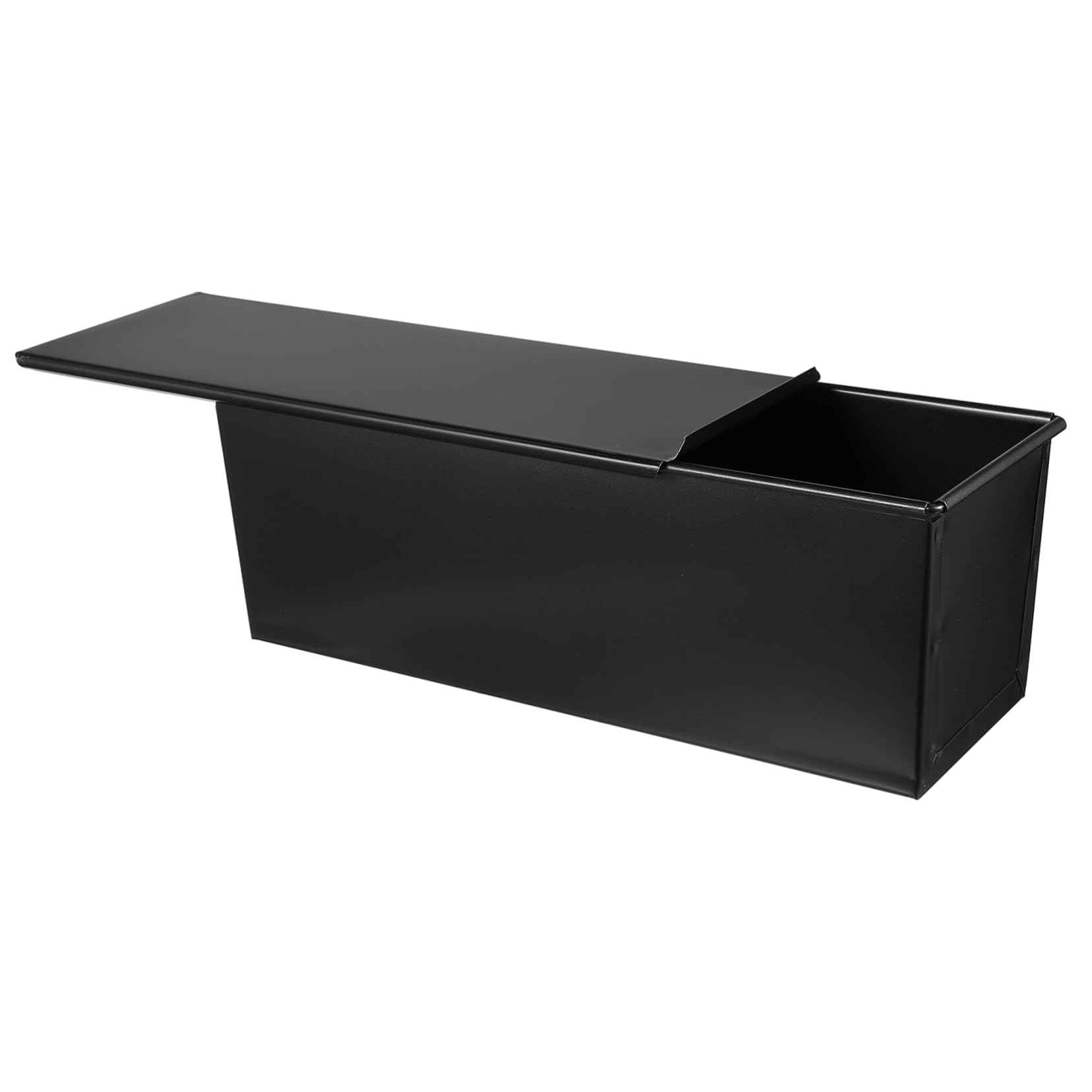 LIFKOME Moule Couvercle à 750g Pain Noir Rectangulaire Inoxydable Acier
