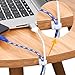 Imagen de SOULWIT® 50Pcs Clips Organizador de Cables Autoadhesivo