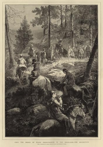 Affiche murale Mihaly Von Zichy Deer Stalking impression haute résolution 60x90