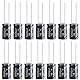 ALLECIN 15 Stück Kondensatoren 1000uF 16V Elkos Kondensator 1000µF 16Volt Aluminium Elektrolytkondensator 10x17MM Electrolytic Capacitors 1000 uF MFD 105°C