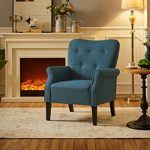 Sillón Plegable Poliéster Azul marino miniatura 4