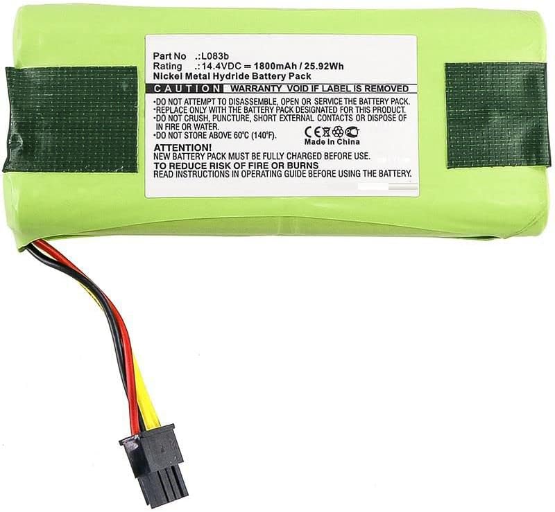 CoreParts Battery for Midea Vacuum 26Wh 14.4V Ni-Mh 1800mAh, L083B (26Wh 14.4V Ni-Mh 1800mAh Midea R1-L081A, R1-L083B, R1-L085B)