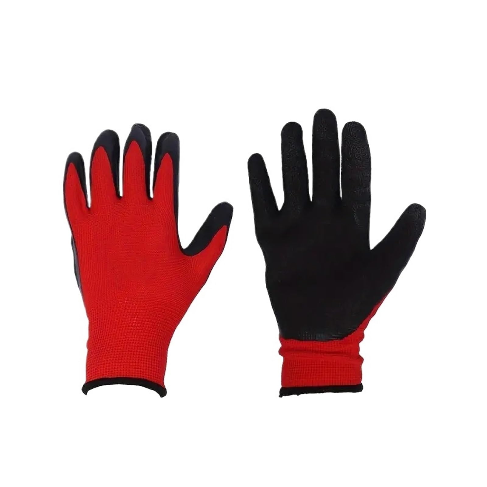 Guantes Antideslizantes Arrugados, Protección Laboral Antideslizante, Trabajo. Alto Agarre, Resistente al Desgaste(M-8)
