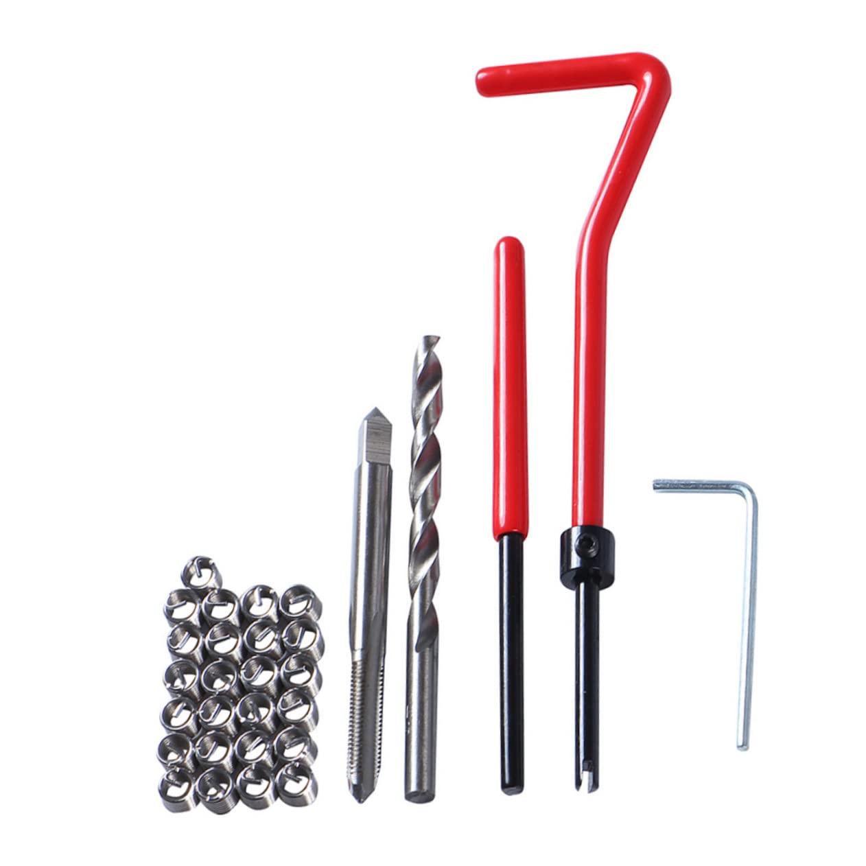 Holibanna 30pcs Alloy Repair Tool Kit Thread Repair Insert for Car Engine Maintenance