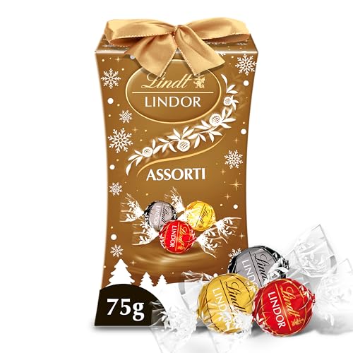 Lindt - Mini Boîte Cadeau LINDOR Assorti - Assortiment...