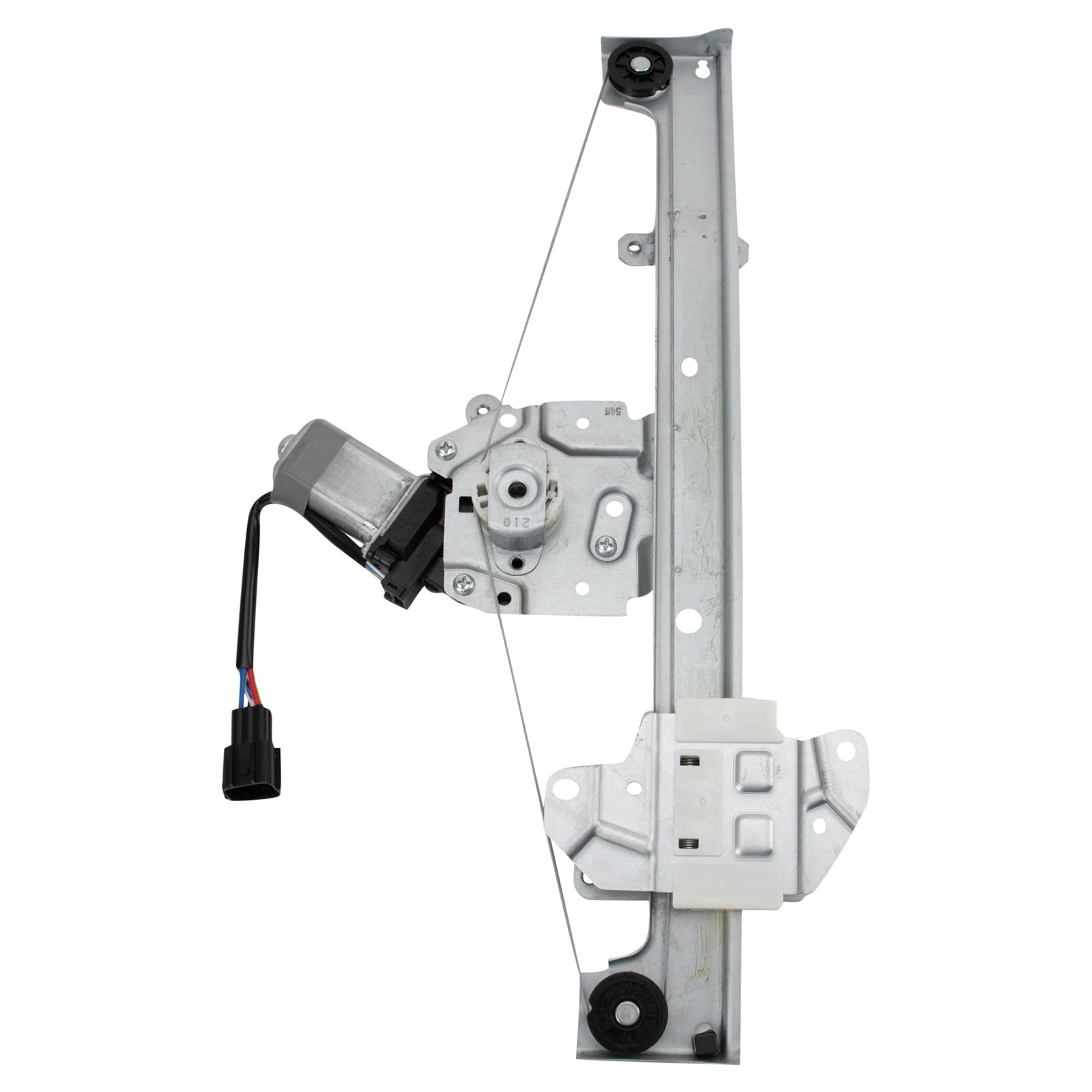 TRQ Front Driver Side Power Window Motor and Regulator Assembly One Touch | For 2013-2019 Nissan Sentra