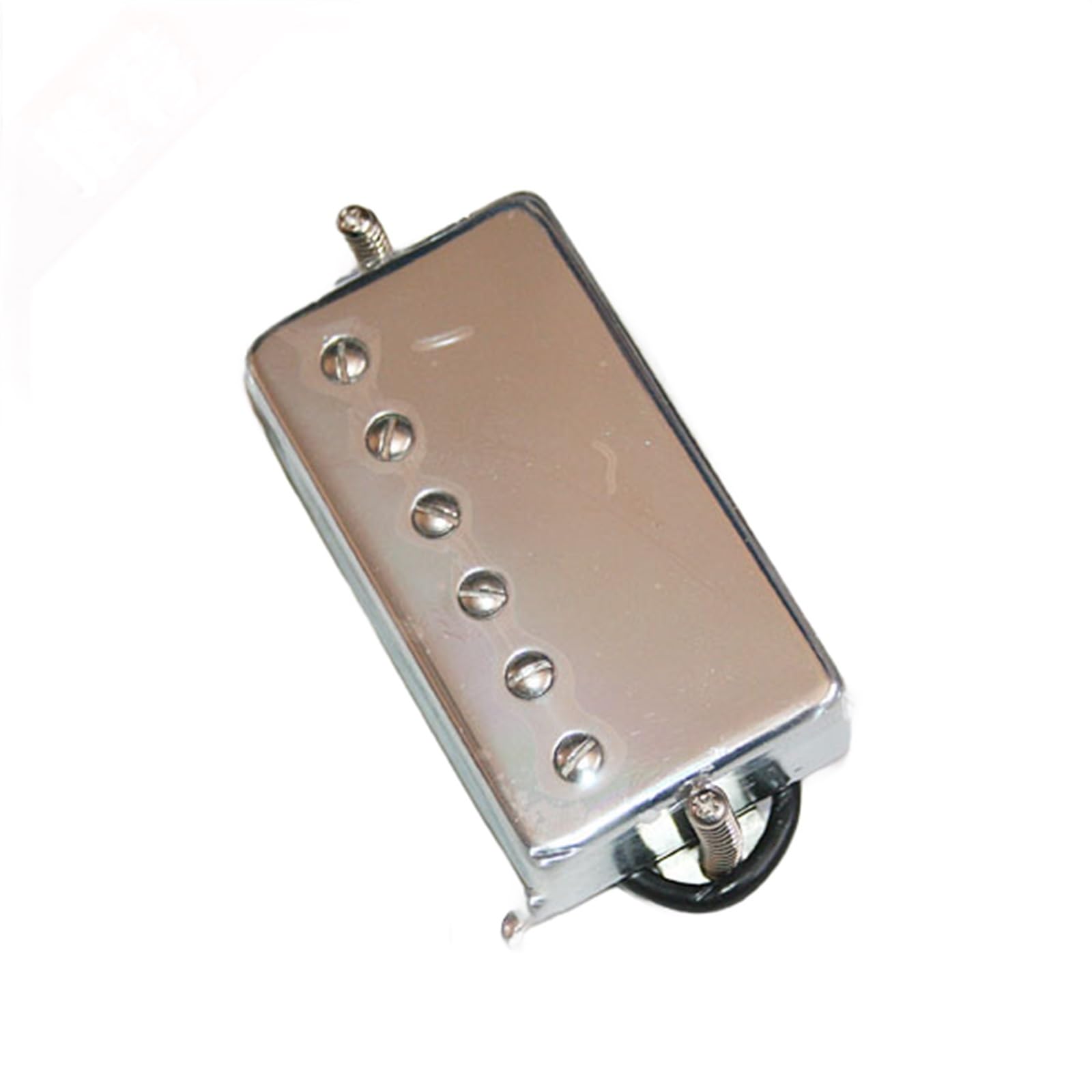 Pastilla De Guitarra Eléctrica Profesional Pastilla De Puente Para Guitarra Eléctrica | Pastilla de guitarra eléctrica con carcasa de metal plateado, pastilla de un solo tono conmutable