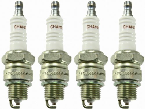 CHAMPION L87YC 312 Zündkerzen (4), Original Metall Motorrad Zündkerzen