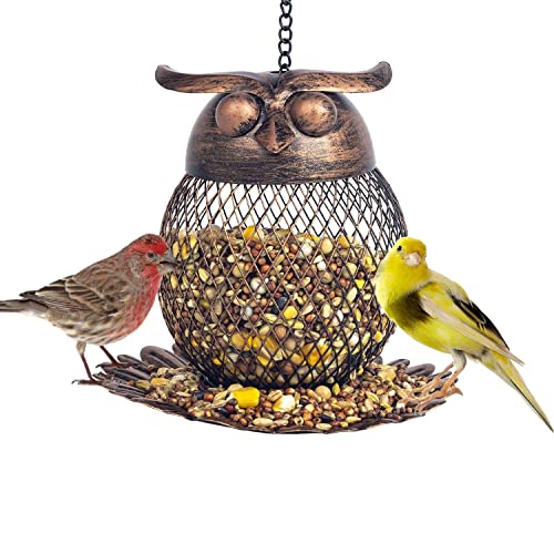 Cinlitek Outdoor Garden Wild Bird Feeder Hanging Bird Feeders, Heavy