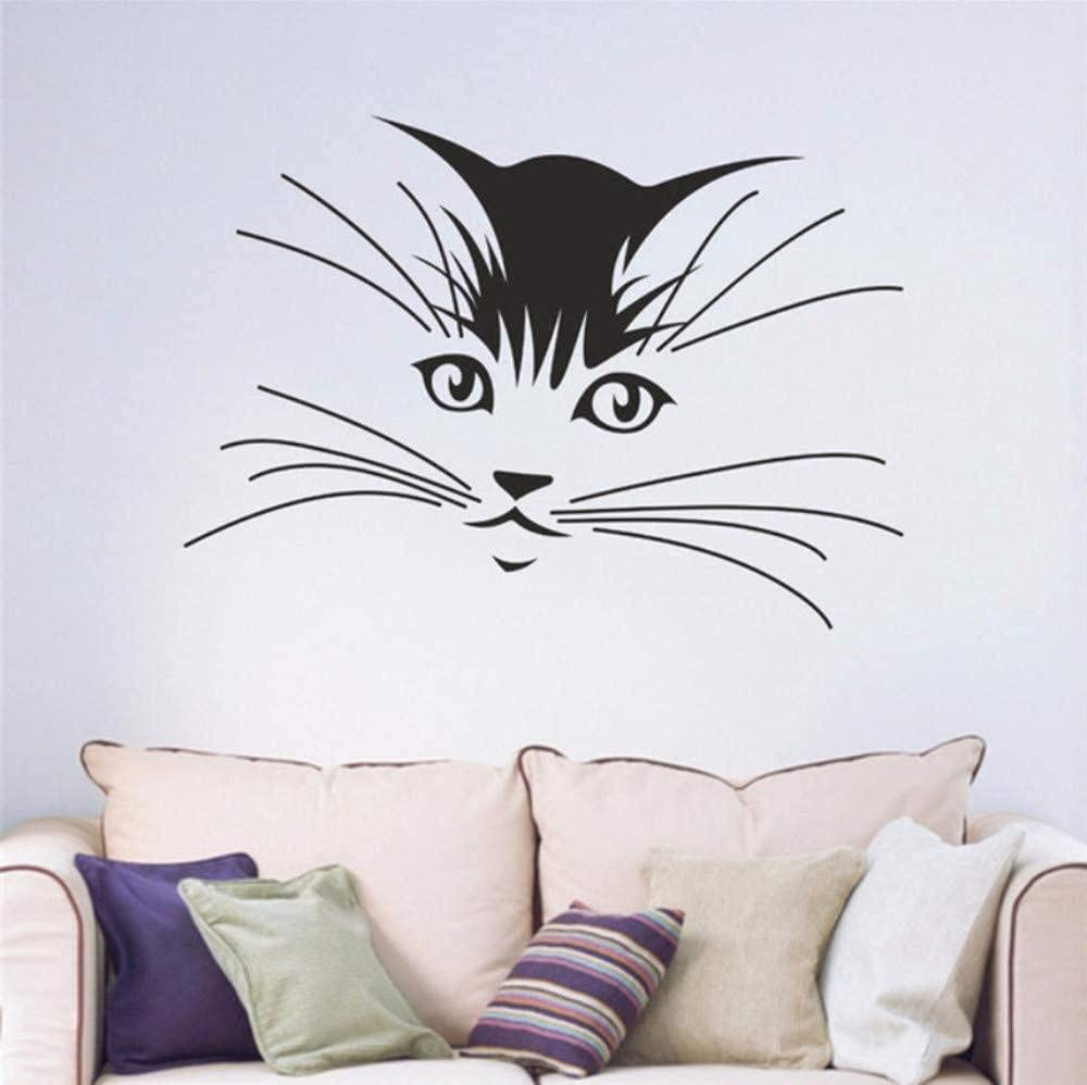 Wall Art Cat Kitten Child Bedroom Living Room Teenagers Decal Vinyl Art Wall Sticker Car Collant Mural 42x59cm