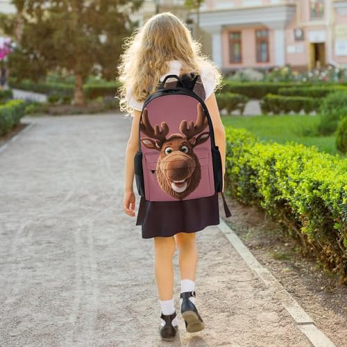 Mochila ligera casual para senderismo con diseño divertido miniatura 6