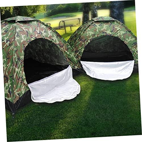 Tente de camping camouflage pour se protéger efficacement du vent - 6