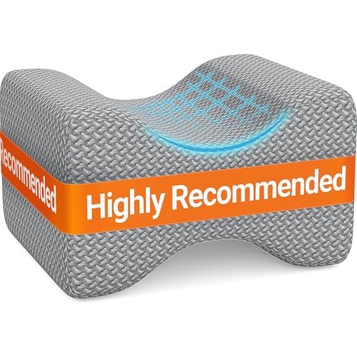 BlissTrends Memory Foam Knee Pillow, Knee Pillow for Side Sleepers, Leg Pillows for Sleeping Blood...