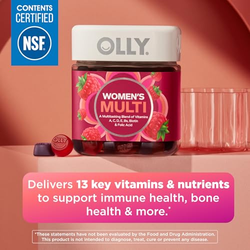 OLLY Women's Multivitamin Gummy, Women's Overall Wellness,* Vitamins A, C, D, E, Biotin, Folic Acid, Adult Chewable Supplement, Berry Flavored, 45 Day Supply - 90 Count - Image 3
