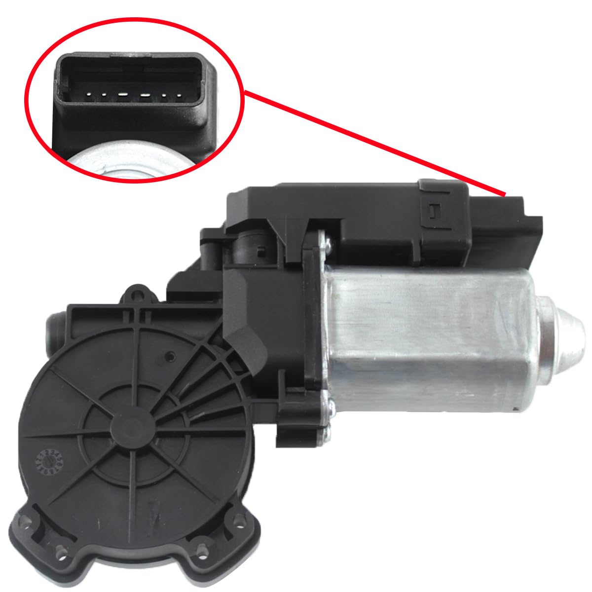 Partsline Mécanisme avec Moteur et Temic de Lève-Vitre Électrique Avant Gauche (côté conducteur) Version CONFORT compatible avec Modus/Grand Modus (2004-2012) - 8200335242 8200748377