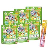 【６個セット】バスボム バンダイ バスボール ポケットモンスター ポケモンフィギュアコレクション【キッズもママも嬉しい キャラクター 歯ブラシ 1本付き】