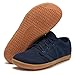 SECHRITE Barefoot Sneakers Extra Wide Width for Men Women Casual Minimus Minimalist Tennis Shoes Zero Drop Sole Cross Trainer Gym Fitness Shoes Fashion Walking Workout Lifting Running Shoes Navy 40