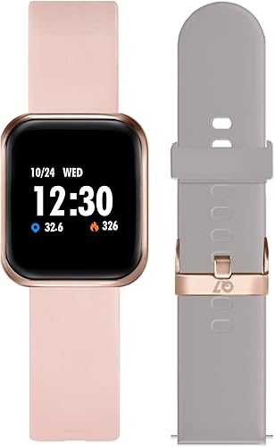 Miniatura 6 de Q7 Smartwatch Fitness Tracker con correas intercambiables, pantalla táctil, compatible con iPhone Android (1.732 pulgadas), 900006R-18-P04
