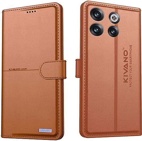 Image of Compatible with OnePlus 10T 5G Flip Cover | Leather Finish | Inside Pockets & Inbuilt Stand | Shockproof Wallet Style Magnetic Closure Back Cover Case