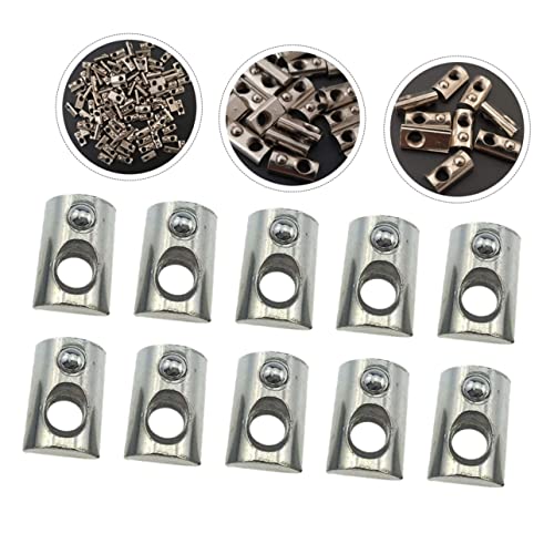 TOPPERFUN 100 Unidades Porca De Mármore T Bloco De Porca Perfis De Alumínio t Slot Porca De Extrusão