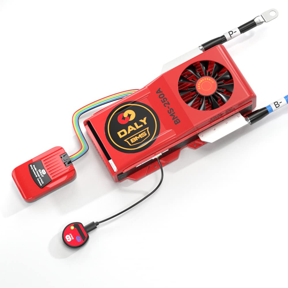 Buy DALY BMS Parallel Module 1A with Smart BMS LiFePo4 4S 12V 250A ...