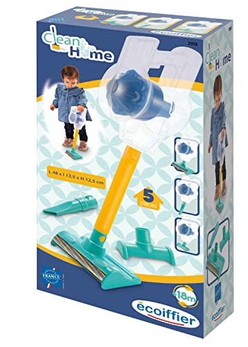 Jouets Ecoiffier - 2512 - Aspirateur Balai pour Faire Le ménage comme Les Grands -Jeu d'imitation - Dès 18 Mois - Fabriqué en France