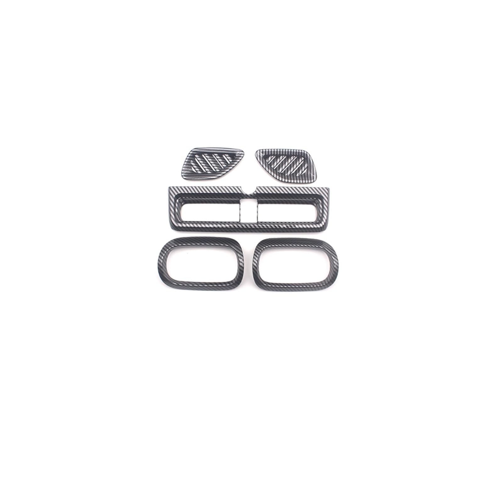 QBKGMEWCA Air Outlets Trim Compatible for Toyota Yaris Cross ABS(Type1)