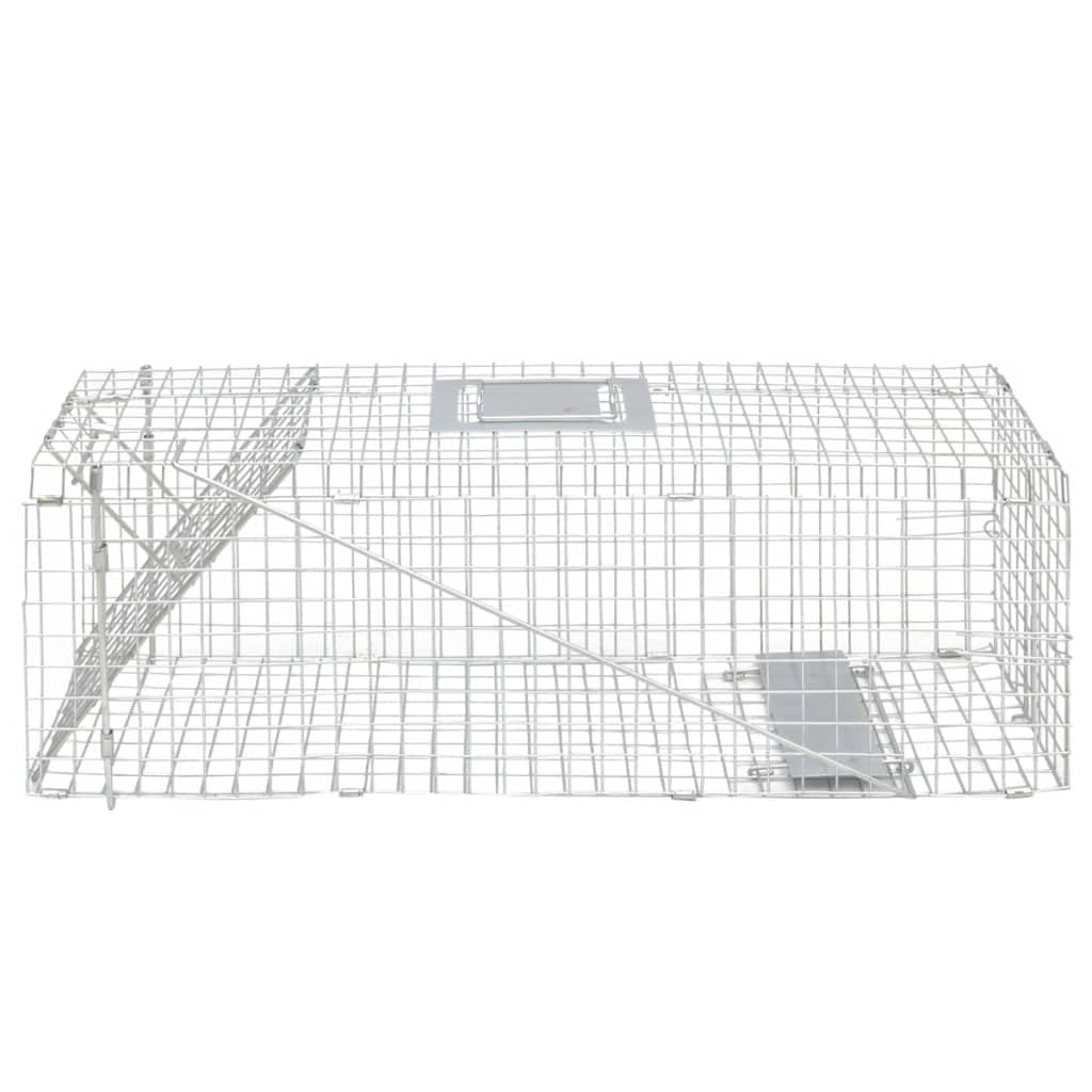 Trampa para Animales Vivos galvanizada 80 cm Jaula Trampa Pajaros Jaula Trampa Palomas