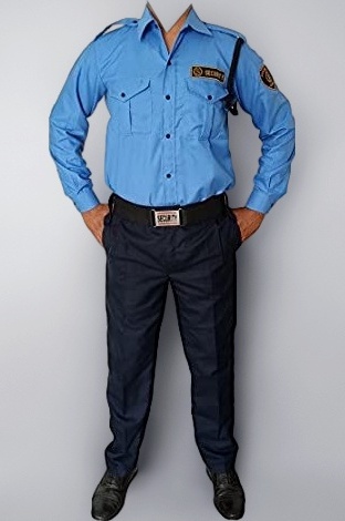 REGALIA Men's Security Guard Uniform (Shirt & Trouser/Pant) with Complete Accessories Set & Labels, EACH