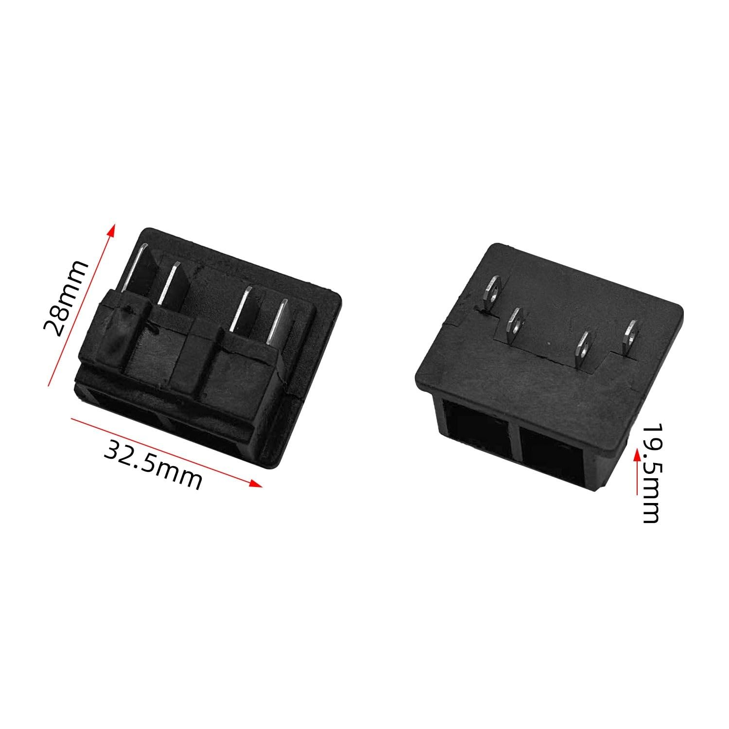 Connettore adattatore per batteria al litio da 18 V per utensili elettrici, compatibile con 48-11-1862, 48-11-1880, 48-11-1850, 48-11-1852, 48-11-1812 smerigliatrice angolare (senza cavo)