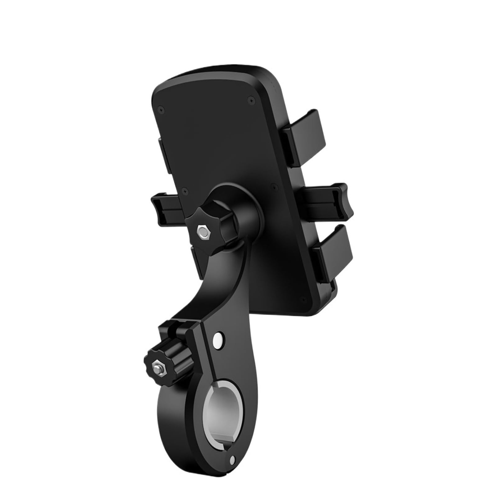 Supporto per navigatore GPS Supporto Telefono Bici Supporto Manubrio Bicicletta Telefono Cellulare 4,7-6,8 Pollici Supporto Telefono Specchietto Retrovisore Moto(Handlebar Holder black)
