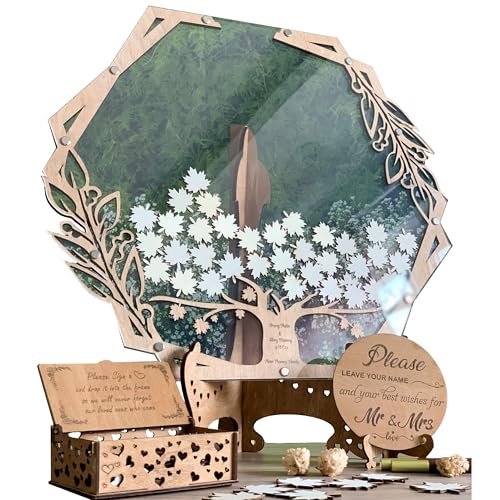 Larry Workshop Tree with Leaves | Guest Book Alternative