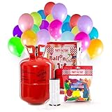 Party Factory Ladenburg Helium Flasche inkl. 50 Luftballons