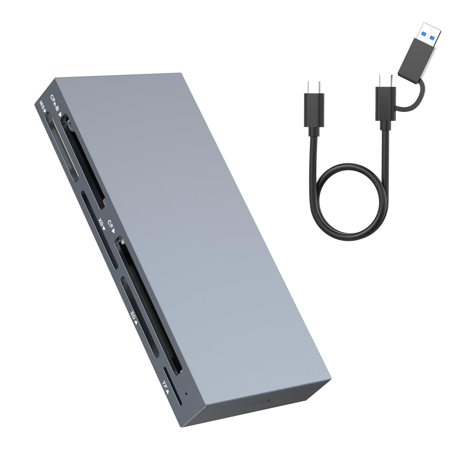 Lettore di schede USB 3.2 Gen 2 6 in 1 Multi Card Reader Supporto per Windows XP/7/8/10
