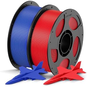 ANYCUBIC Filament Haute Vitesse PLA, Filament PLA 1.75mm pour Imprimante 3D, 10X Plus Rapide avec Excellente Qualité d'Impression, Identification Intelligente Filament, Blanc 1KG