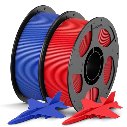 ANYCUBIC Refill High Speed PLA und Spool Kit, Bis zu 600 mm/s Hohe Geschwindigkeit 3D Drucker Filament, Intelligente Identifikation 1KG Blau 1KG Blau 1KG