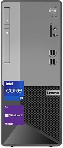 Lenovo V50t Gen 2 Business Tower Desktop, Intel Core i9-11900K, 64 GB de RAM, SSD de 2 TB, DVD, puerto de pantalla, HDMI, RJ-45, Wi-Fi, teclado y